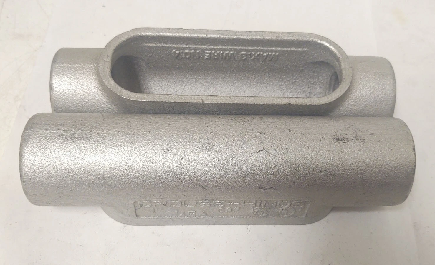 🔥(2 PCS) C37 CROUSE HINDS CONDUIT BODY 1 INCH HUBS TYPE C FORM 7