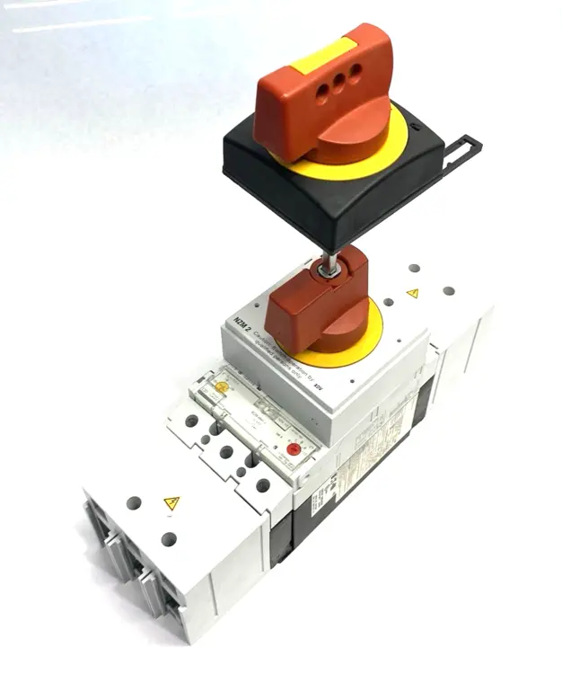 Used EATON MOLDED CASE CIRCUIT BREAKER W/ NZM2-XDV SWITCH ACCESSORY Circuit Breaker Parts | Maverick Industrial Sales #1099673