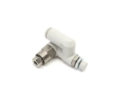 ASP330F-01-06S | SMC  Elbow Fitting, Flow Control & Pilot Check Valve 6mm OD Tube - New Other