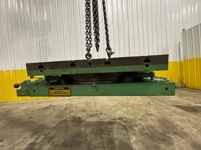 36" X 48" GIDDINGS & LEWIS AIR LIFT ROTARY TABLE: STOCK #23587