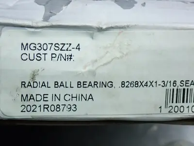 NEW PEER BEARING MG307SZZ4
