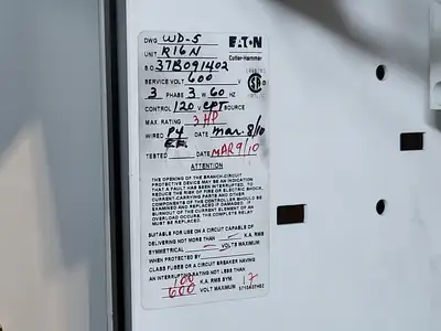Used EATON SVX030A1-5A4N1 Switchgears British Columbia CA | Lenmark #240179