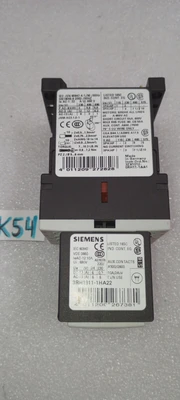 USED Siemens SIEMENS 3RT1017 -1AF01 Contactor+ 3RT1916-1CC00 Surge Suppressor