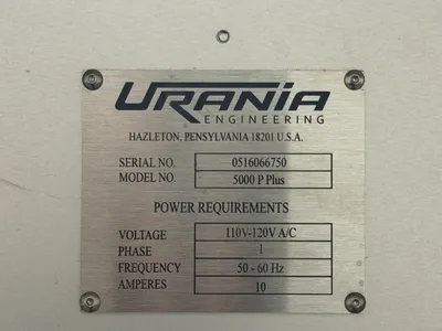 Used URANIA 5000 P PLUS Miscellaneous Packaging Equipment Ohio US | HGR 24 #729103