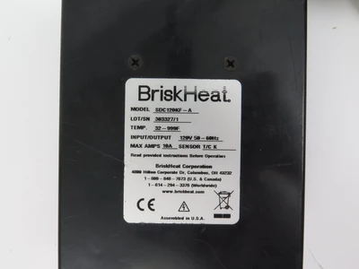 USED BriskHeat SDC120KF-A