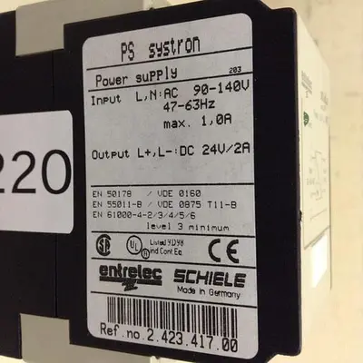 USED ENTRELEC 2.423.417.00