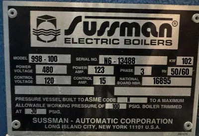 USED SUSSMAN SSB100