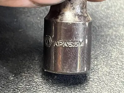 Matco APA5.5M 1/4" DRIVE 5.5MM METRIC PRO NON-SLIP IMPACT SOCKET