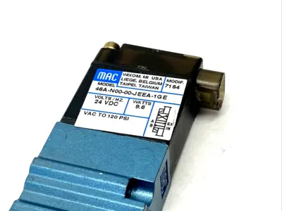New | in-Stock MAC Valves 46A-N00-00-JEEA-1GE Solenoid Valves Michigan US | Maverick Industrial Sales #1395287