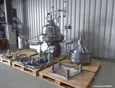 Used WESTFALIA CNB-130-01-076 Disc Automatic Centrifuges Illinois US | Aaron Equipment #84662