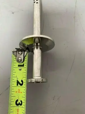 USED 5" STAINLESS STEEL SIPHON TUBE W/ 1" SANITARY FITTING