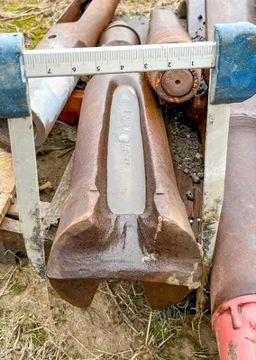 Used AFTERMARKET 8" X 31" CABLE TOOL CHISEL BIT Tool Bits Pennsylvania US | East West Machinery & Drilling #1417916