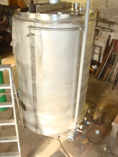 1,700 L S/S Electrically Heated Jacketed Cooker Tank