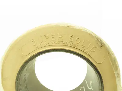 Mitco 13-1/2x4-1/2x8 Super Solid Press-On Forklift Tire Smooth Non-Marking White