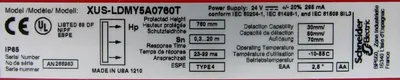 NEW TELEMECANIQUE XUS-LDMY5A0760 SAFETY LIGHT CURTAIN XUSLDMY5A0760 30"