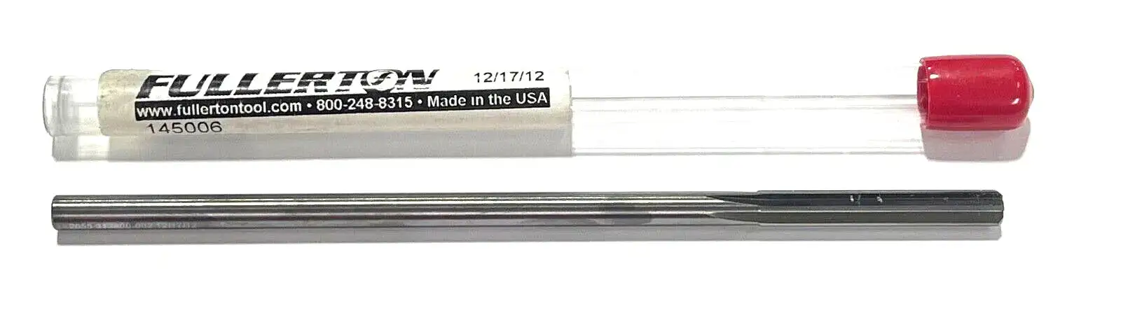 Fullerton #5 Solid Carbide Chucking Reamer Straight Flute Straight Shank 6FL USA