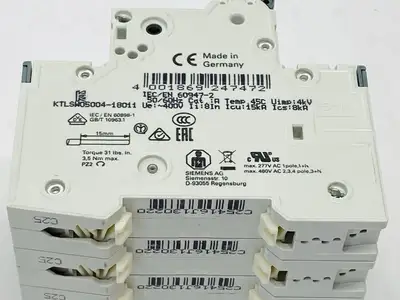 5SY6425-7 | Siemens  Miniature Circuit Breaker 4-Pole 25A 400V - New Other