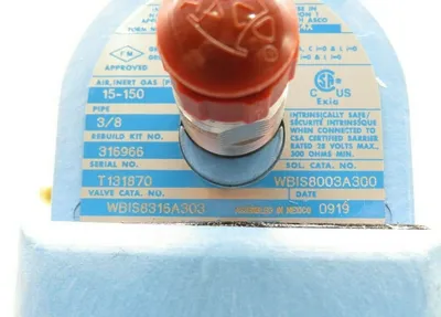 NEW ASCO WBIS8316A303 VALVE