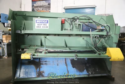 Used HTC 250-10A Power Squaring Shears (Inch) California US | Sterling Machinery Exchange #1466105