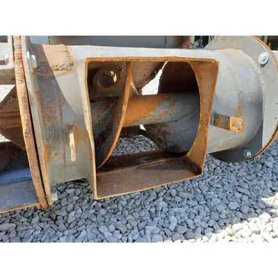 Used 12" dia. x 21'-6" DH Long Vertical Carbon Steel Screw Auger Conveyor