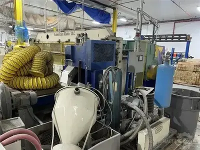 USED 1992 PTI STRAND DIE PELLETIZING LINE