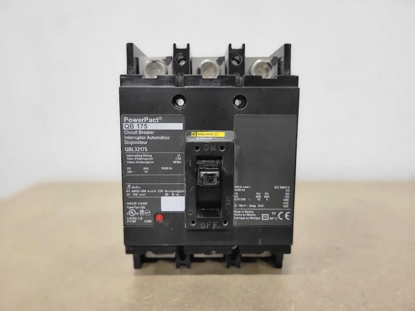 USED SQUARE D QBL32175