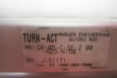 TURN-ACT GR-05-C-SE-2.00-N23-N150 AIR SLIDE GR05CSE200N23N150