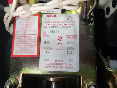 USED SQUARE D MODEL 6