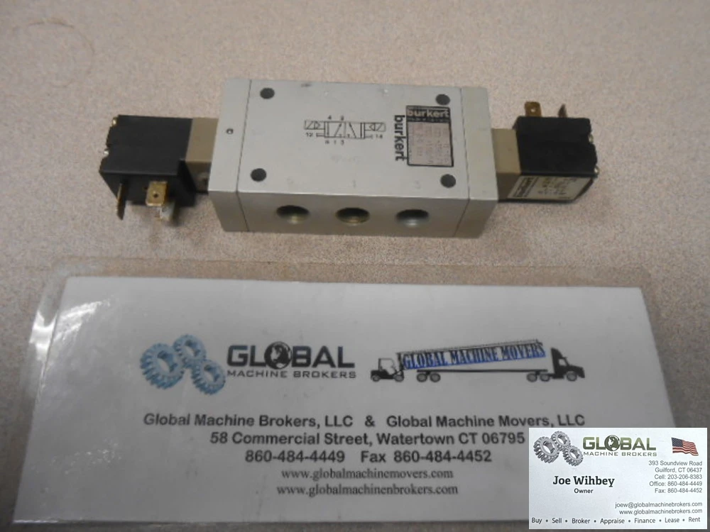 Burkert Air Solenoid Valve 110-127V, 50-60Hz, 2-4W