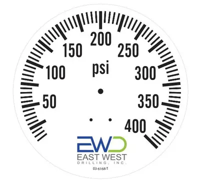 Used 2026 SPAN 400 PSI LIQUID-FILLED 4" PANEL-MOUNT PRESSURE GAUGE Air Compressor Parts Pennsylvania US | East West Machinery & Drilling #1573870