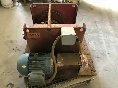 Thern 4WS3M10 Worm/Spur Electric Cable Winch 3,500lbs 20FPM 480V 20A 30+ft
