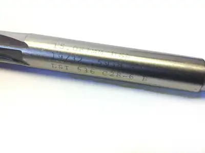New | in-Stock Lavallee And Ide Taper Shank Chucking Reamer 15.081MM 19/32 Reamers Michigan US | Maverick Industrial Sales #1400930
