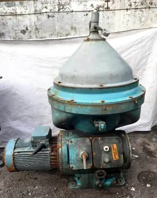 (2) Alfa-Laval MOPX 213 TGT-20-60 oil purifiers, 316SS.