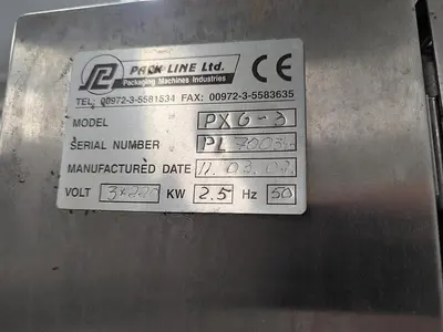 USED PACK LINE LTD PXG-3