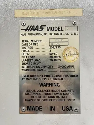 USED 1996 HAAS VF-3B