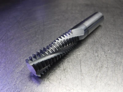 AMEC 7/8-9 UN 4 Flute Carbide Thread Mill 5/8" Shank TMUK0875-9XL (LOC720)