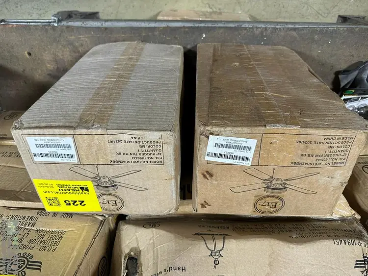 Used _UNKNOWN_ (2) EAST SEVENTEEN 42Â€ HUGGER CEILING FANS Fans Illinois US | Heath Industrial Auction Services #1549862