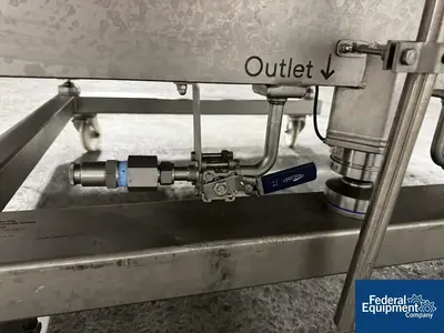 USED Sartorius 1,000 Liter Sartorius Palletank for Mixing Jacketed