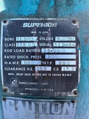 USED WHITE SUPERIOR 139DD
