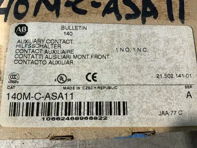 Used ALLENBRADLEY 140MCASA11 Contact Blocks Ohio US | HGR 24 #1547101