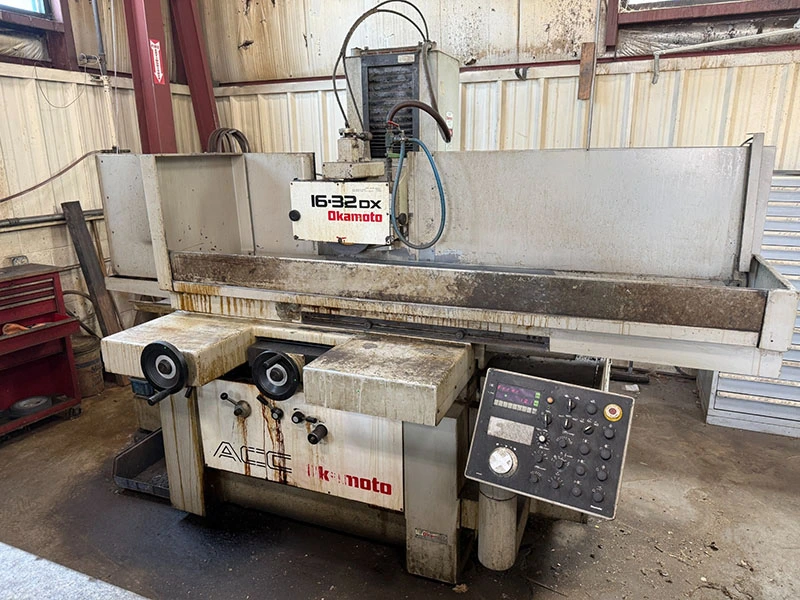 Used 2002 Okamoto ACC-1632-DX, 2002, PROG. AUTO IDF, 3X AUTO FEEDS Reciprocating Surface Grinders New Jersey US | Machinery Values #1507205