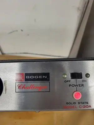 Bogen Challenger Solid State Amplifier Model C-20A