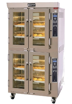 8-0160 Doyon JA12SLG Double Stack Natural Gas Convection Ovens
