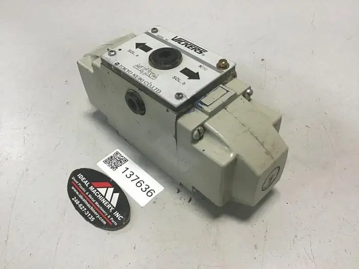 Used VICKERS DG4S52CWT11 Valves/Fittings Michigan US | Ideal Machinery #877277