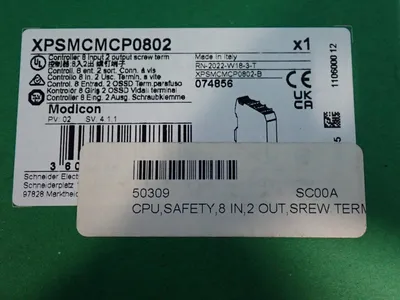 Used SCHNEIDER ELECTRIC XPSMCMCP0802 Programmable Logic Controllers Ohio US | HGR 24 #1006751