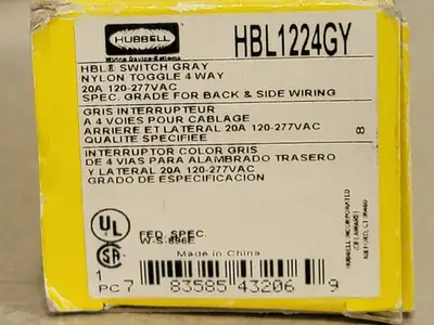 USED HUBBELL HBL1224GY