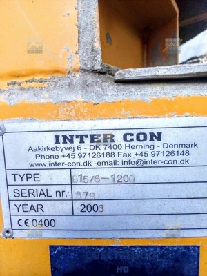 INTER CON Mobile Mixer, in very good working condition, very slightely used