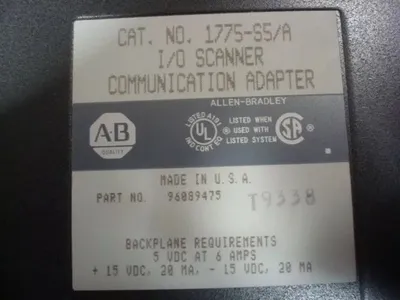 Allen Bradley 1775-S5/A PLC-3 I/O Scanner Communication Adapter Module Used