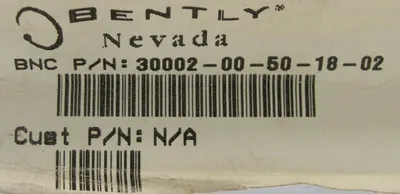 NEW BENTLY NEVADA 30002-00-50-18-02 PROXIMITY SENSOR 3000200501802