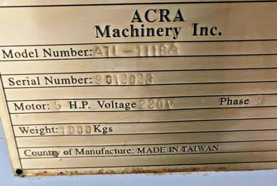 Hardinge ATL-1118A Metalworking Lathes | Amiron Machinery (8)